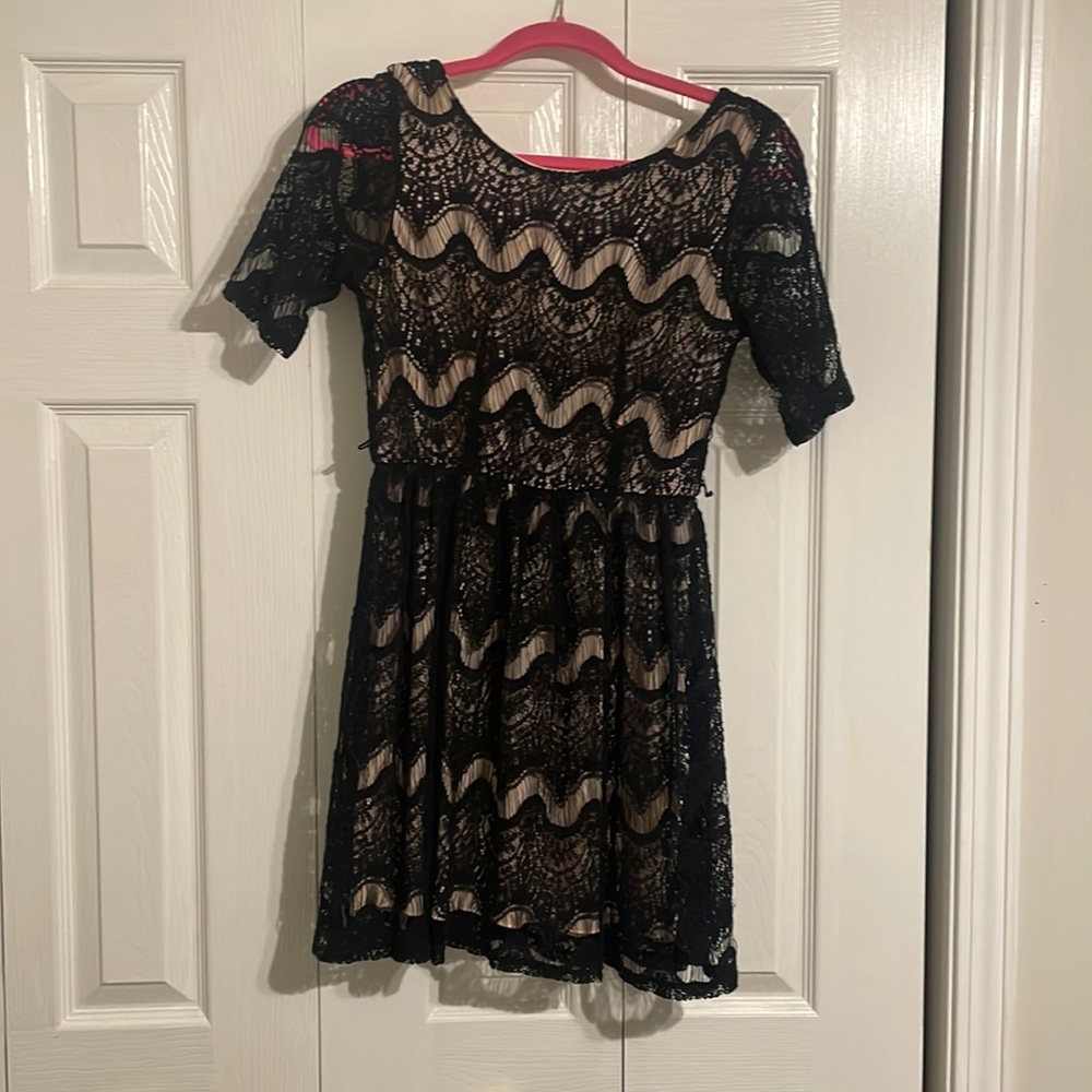 Little black dress.